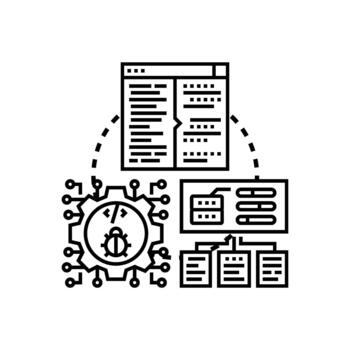código validación pruebas proceso para software desarrollo vector