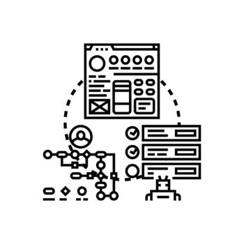 usuario guía documentando software sistema instrucciones proceso vector