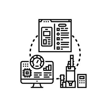 unidad pruebas mapa vial planificación para software desarrollo vector