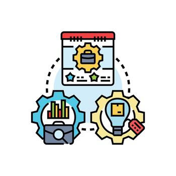 software despliegue flujo de trabajo administración proceso concepto vector