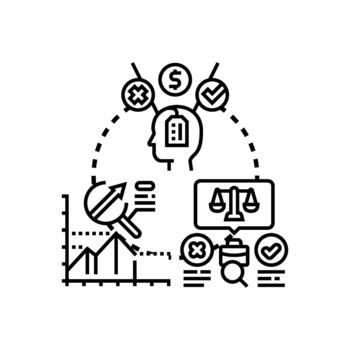 Decision support analytics system processing information vector