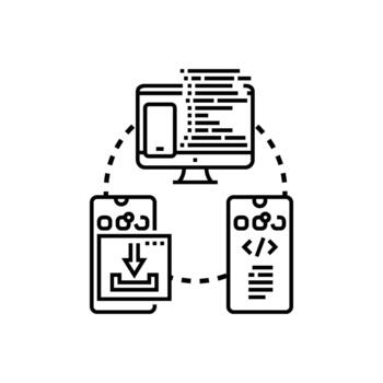 aplicación creación unificado utilidad desarrollando programación software vector