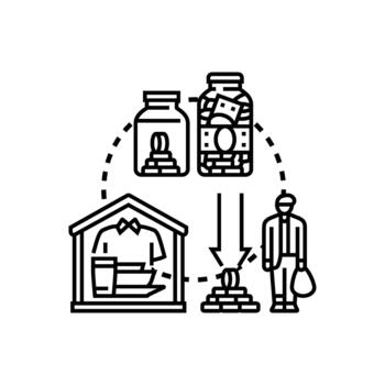 Equitable economic framework supporting basic human needs vector