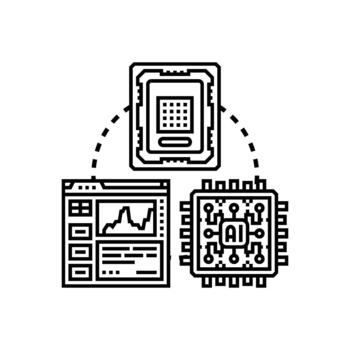 Cpu core processing artificial intelligence data analytics vector