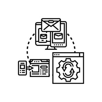 Crafting responsive web user interfaces development vector