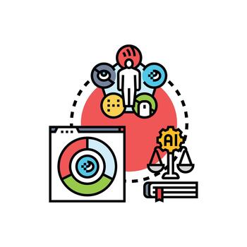 Designing accessible reporting user interface with artificial intelligence vector