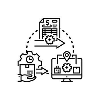 software desarrollo operaciones ciclo vital proceso concepto vector