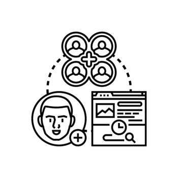Determining user needs for web application development vector