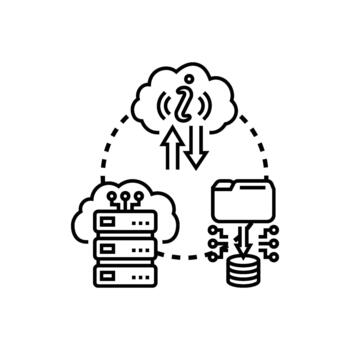 Cloud based sample storage computing technology delivering information vector