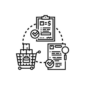 obtención solicitud para licencia documento Procesando ciclo vector