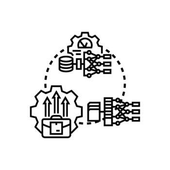 Continuous model refinement process for artificial intelligence development vector