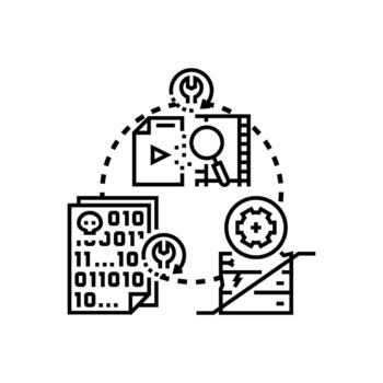 Restoring system function data recovery process vector