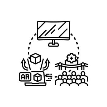 Industrial bespoke design process visualizing engineering development vector