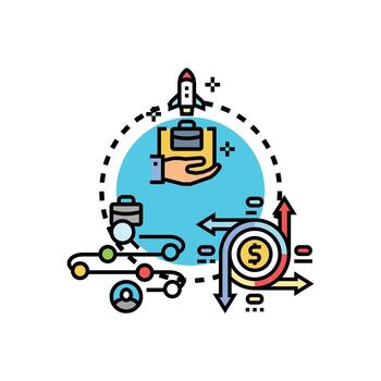 apoyarse valor corriente cartografía optimizando negocio proceso fluir vector