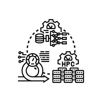 Performance validation process evaluating data and high performance computing vector