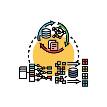 conjuntos de datos surtido para máquina aprendizaje algoritmo desarrollo vector