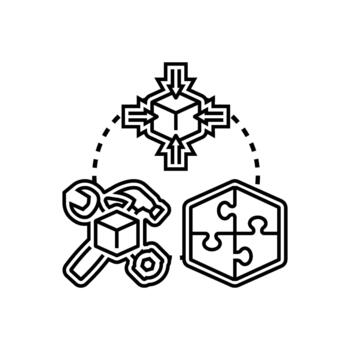 Streamlining process optimization concepts forming a complete solution vector