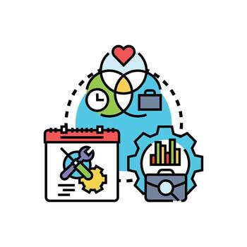 Programming lifecycle frameworks simplified developing software applications vector