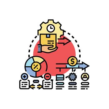 Task step by step workflow clean process concept vector