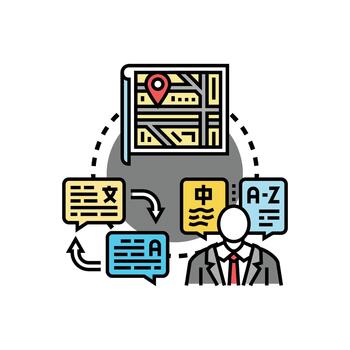 global idioma localización interfaz optimizando internacional comunicación vector