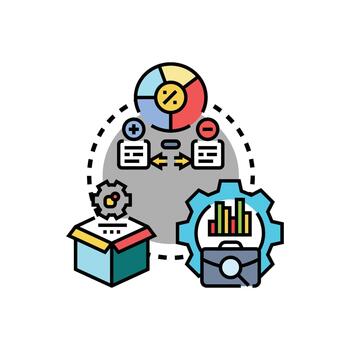 código flujo de trabajo proceso para programación desarrollo y software Ingenieria vector