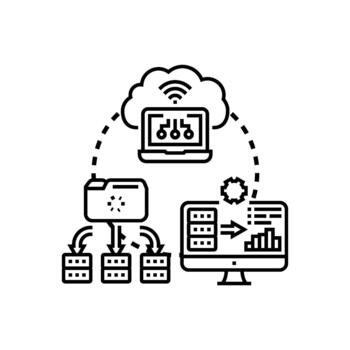Virtual operations command center managing cloud multistyle processing vector