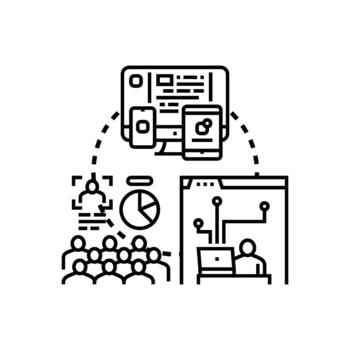 edición software creación proceso desarrollando digital aplicaciones vector