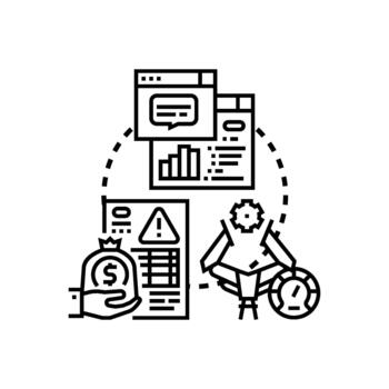 enviar Procesando pasos para datos análisis y mejoramiento variantes vector