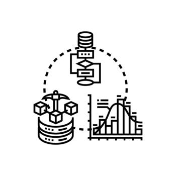 grande datos variantes accediendo, análisis, Procesando visualización vector
