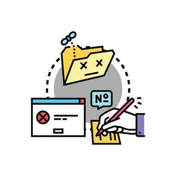 mano Procesando sistema error datos problema formas resolviendo vector