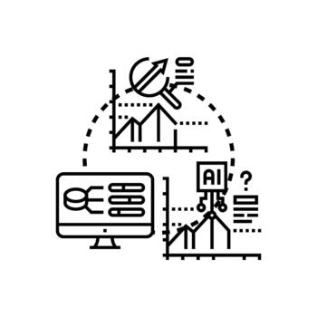 datos Ciencias modelo Ingenieria moderno desarrollando soluciones vector