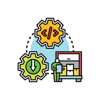 hecho a la medida modelo preparar moderno proceso desarrollo personalización vector