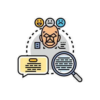 humano datos análisis información conceptos Procesando concepto vector