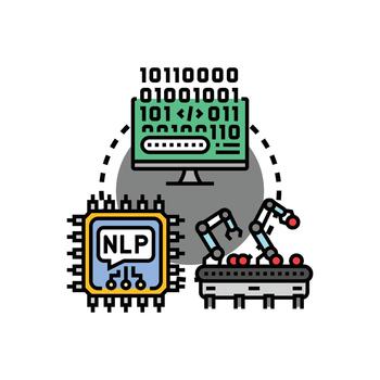 Machine level variations programming language development illustration concept vector