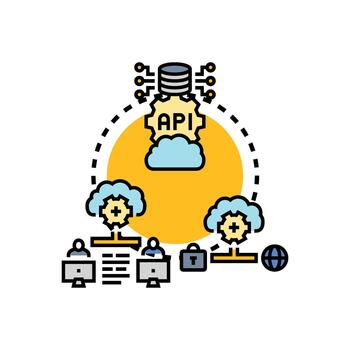 nube plataforma interoperabilidad concepto seguro multiestilo datos integración vector