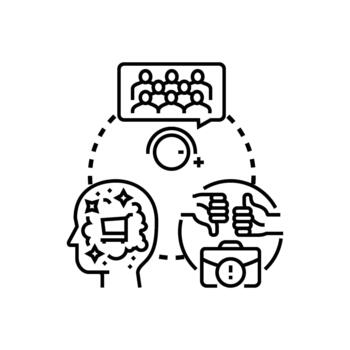 Consumer churn rate decrease series customer retention vector