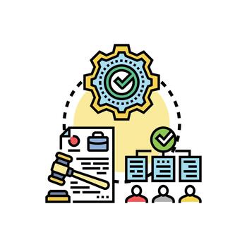 calidad sistema documentación proceso concepto desarrollando vector