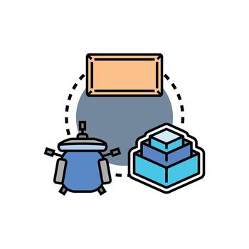 multipack Space efficient layout concept optimizing data storage system vector