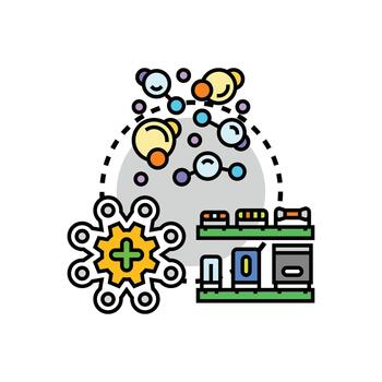modular elementos desarrollando sistema. paquete resumen concepto vector