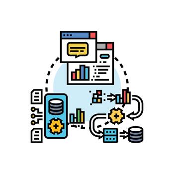 Task execution pipeline processing data and information vector