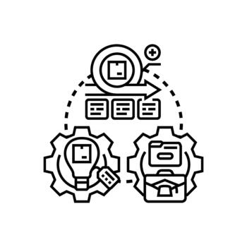Dynamic software project methodology development process cycle variants vector