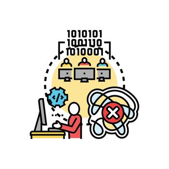 Developing error free software program styleset application code vector