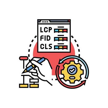formas núcleo principios sitio web actuación mejoramiento desarrollo vector