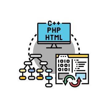 Computer programming dialects developing software variations algorithms coding multipack vector