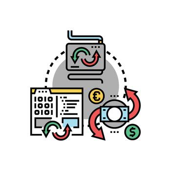 actualizado conversión proceso limpiar concepto digital mejoramiento vector
