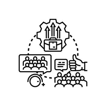 continuo realimentación lazo negocio formas desarrollo proceso vector