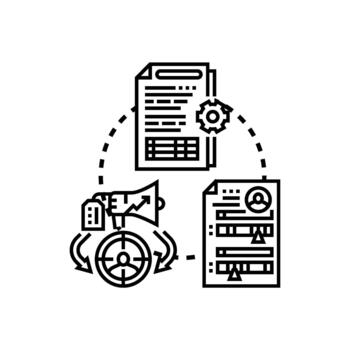 Case control multipack study analyzing research data analytics variations. vector