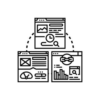 rango sitio web visitante conversión Velocidad edición proceso analizando datos vector
