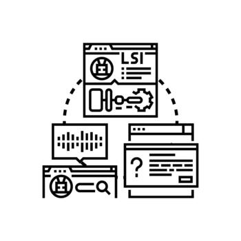 mejorando fraseología solicitud concepto simplificado digital formas mejoramiento vector
