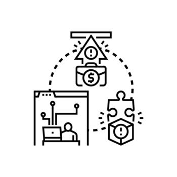 multipack Software development challenges variations problem solving solutions graphic vector
